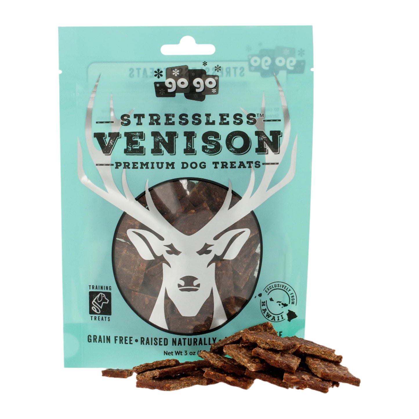 GOGO STRESSLESS VENISON TRAINING TREATS