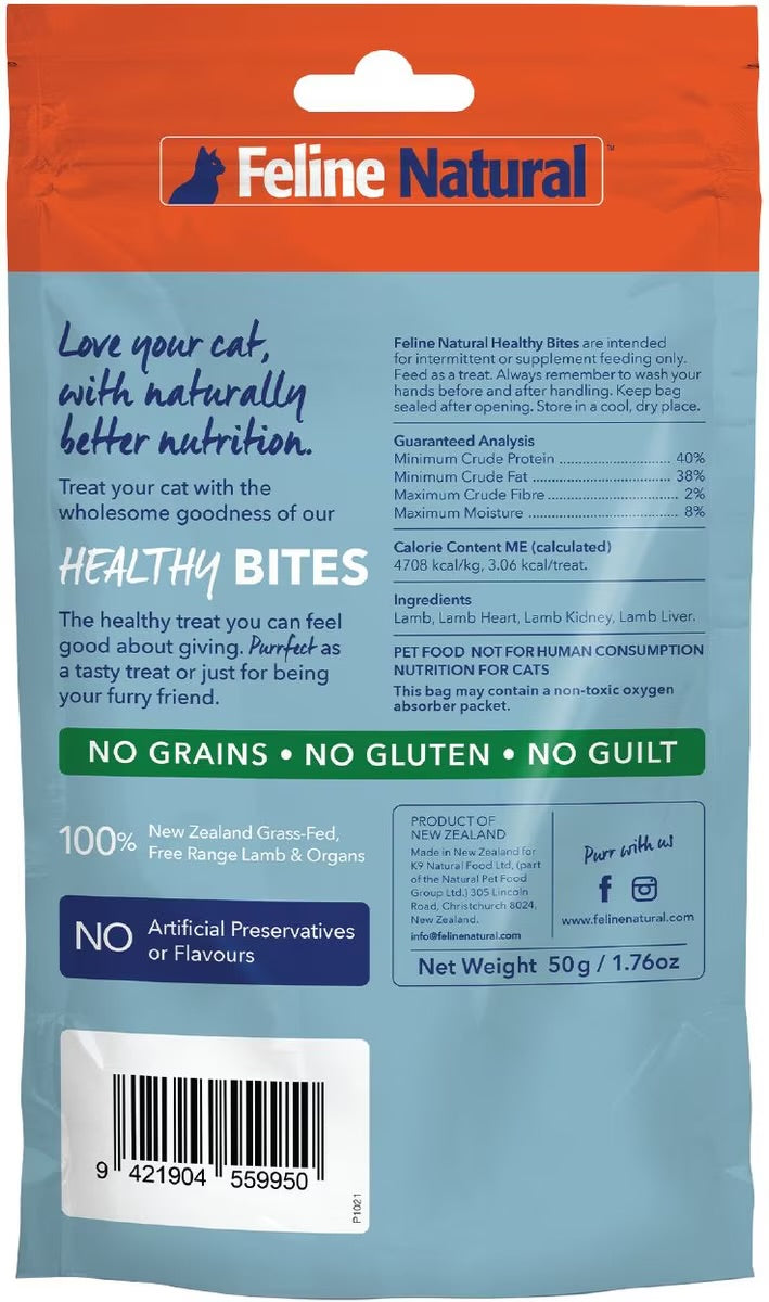 FELINE NATURAL LAMB & ORGAN HEALTHY BITES
