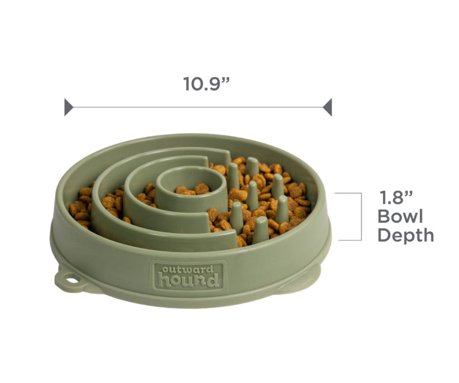 OUTWARD HOUND FUN FEEDER SAGE CIRCLE