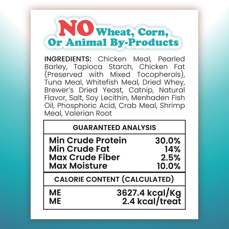 MEOWIJUANA CRUNCHIE MUNCHIES SEAFOOD MEDLEY FLAVOR