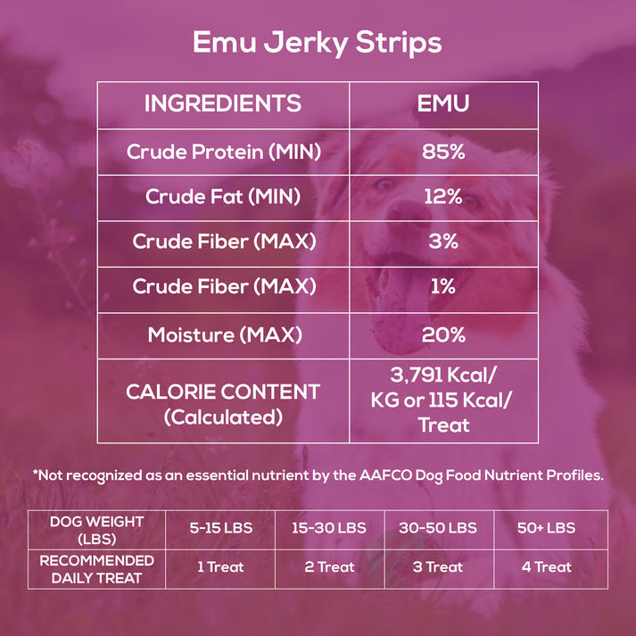 OUTBACK BONES EMU JERKY STRIPS