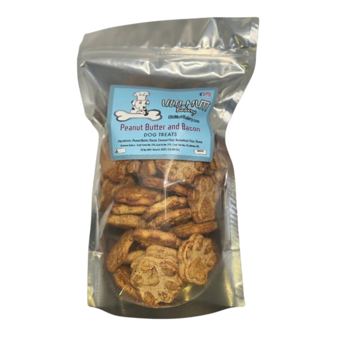 ULTI-MUTT BAKERY PEANUT BUTTER APPLE DOG TREATS