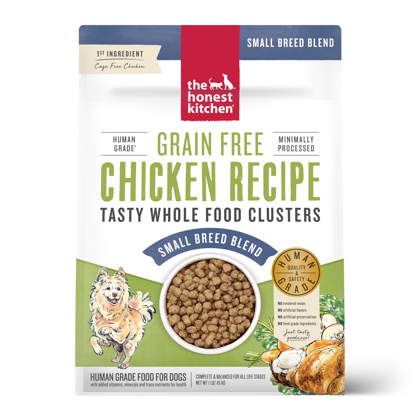 THE HONEST KITCHEN GRAIN-FREE CHICKEN CLUSTERS-SMALL BREED (1.09 lbs)