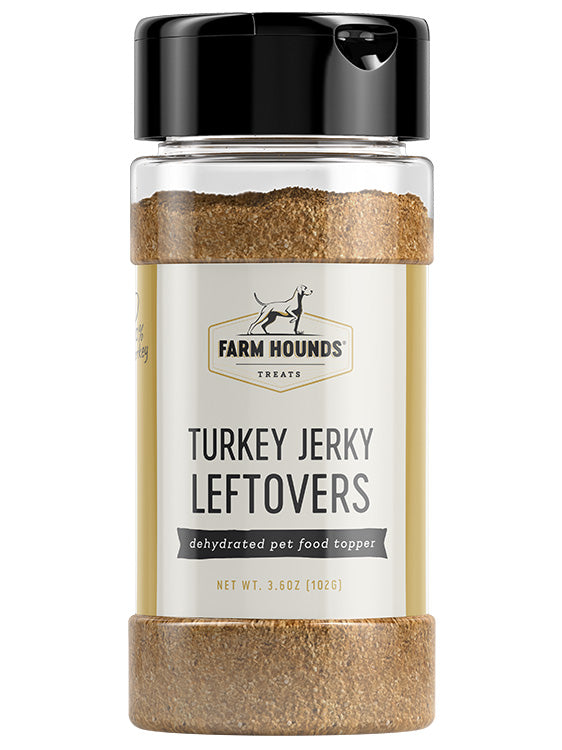 FARM HOUNDS TOPPERS: TURKEY JERKY LEFTOVERS