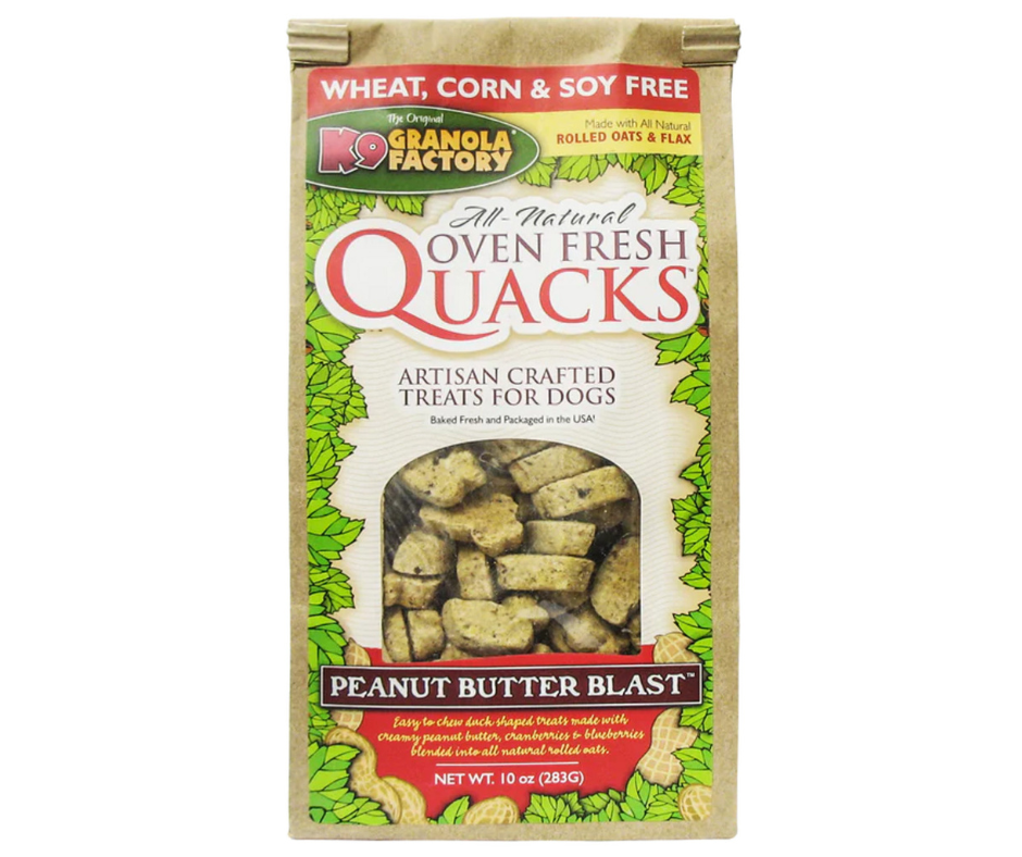 K9 GRANOLA QUACKS PEANUT BUTTER BLAST