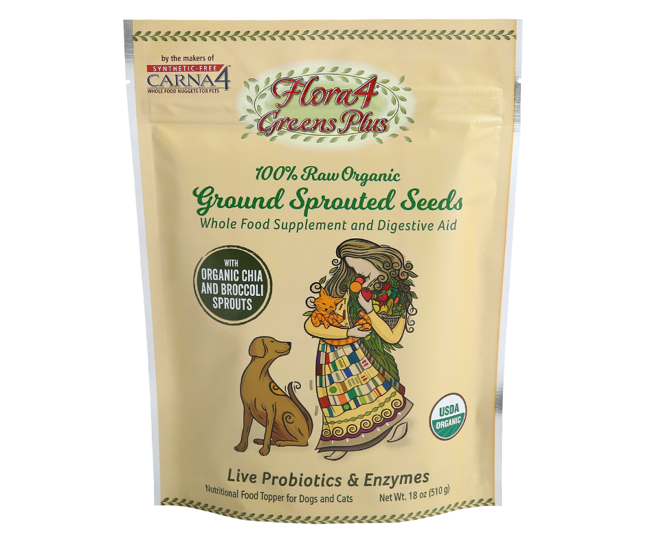 FLORA4 GREENS PLUS SPROUTED SEEDS TOPPER