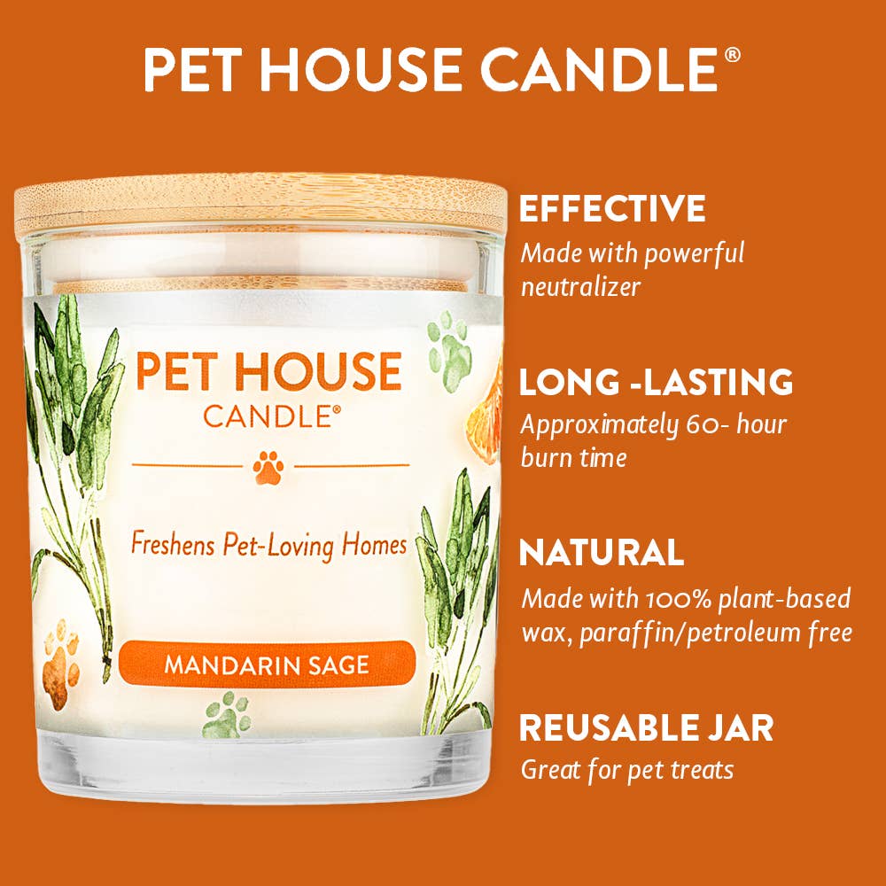 Mandarin Sage 9 oz Candle
