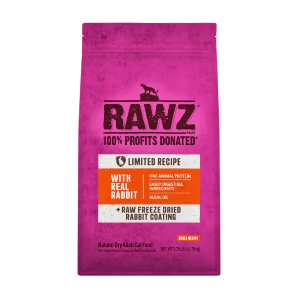 RAWZ REAL RABBIT DRY FOOD FOR CATS (1.75 LBS)