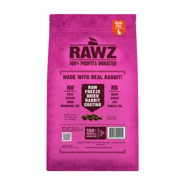 RAWZ REAL RABBIT DRY FOOD FOR CATS (3.5 LBS)