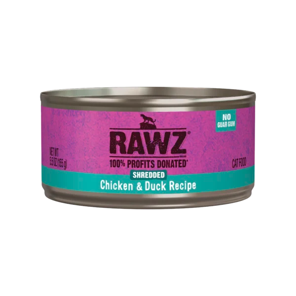 RAWZ SHREDDED CHICKEN & DUCK CAT FOOD