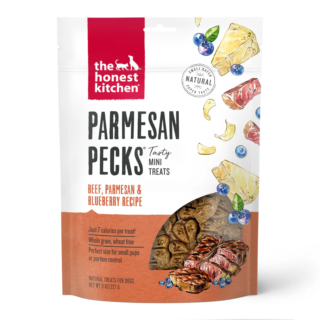 THE HONEST KITCHEN PARMESAN PECKS: BEEF & BLUEBERRY RECIPE