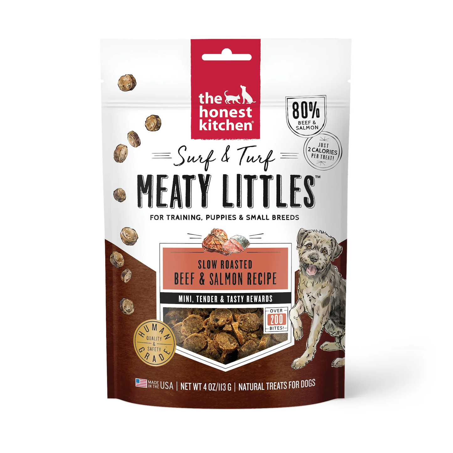 THE HONEST KITCHEN MEATY LITTLES: BEEF & SALMON FLAVOR