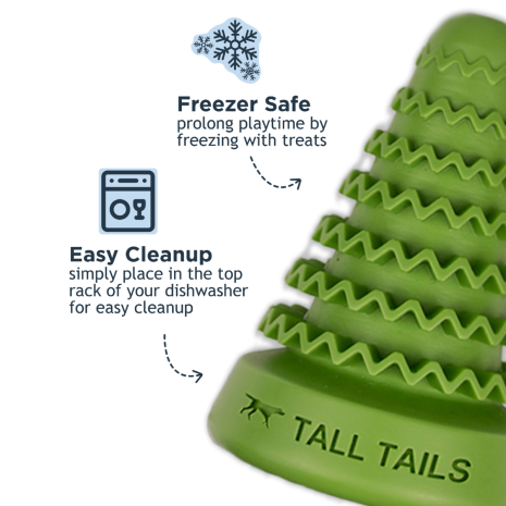 TALL TAILS NATURAL RUBBER EVERGREEN TREE REWARD DOG TOY