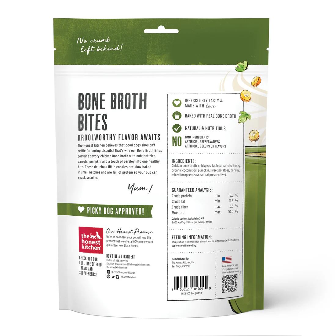 THE HONEST KITCHEN BONE BROTH BITES VARIETY PACK