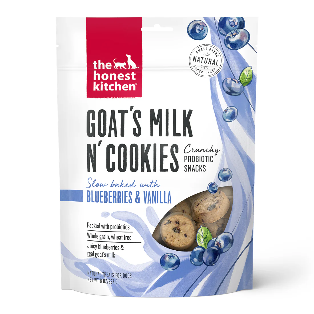 THE HONEST KITCHEN GOAT'S MILK N' COOKIES: BLUEBERRIES & VANILLA