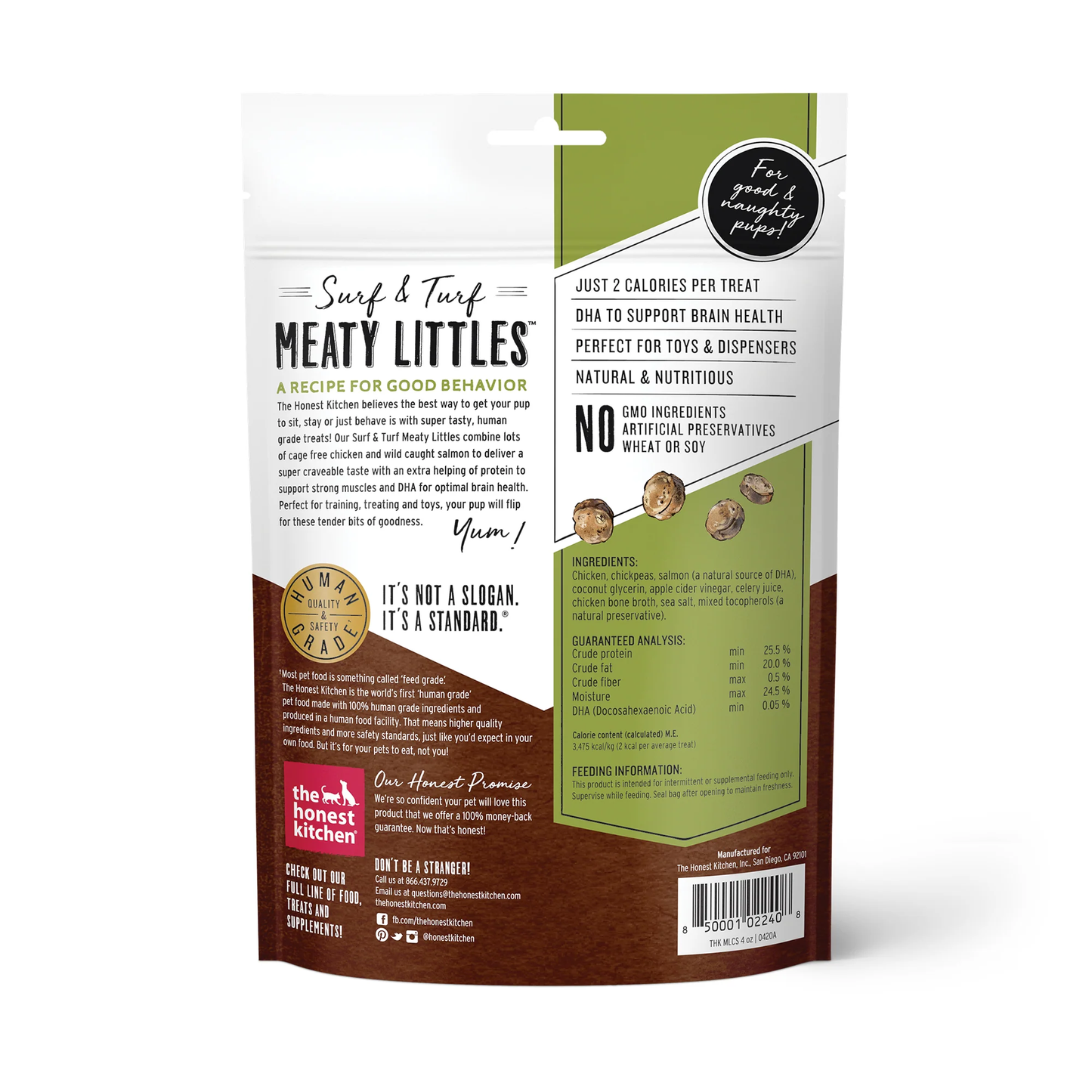 THE HONEST KITCHEN MEATY LITTLES: CHICKEN & SALMON FLAVOR
