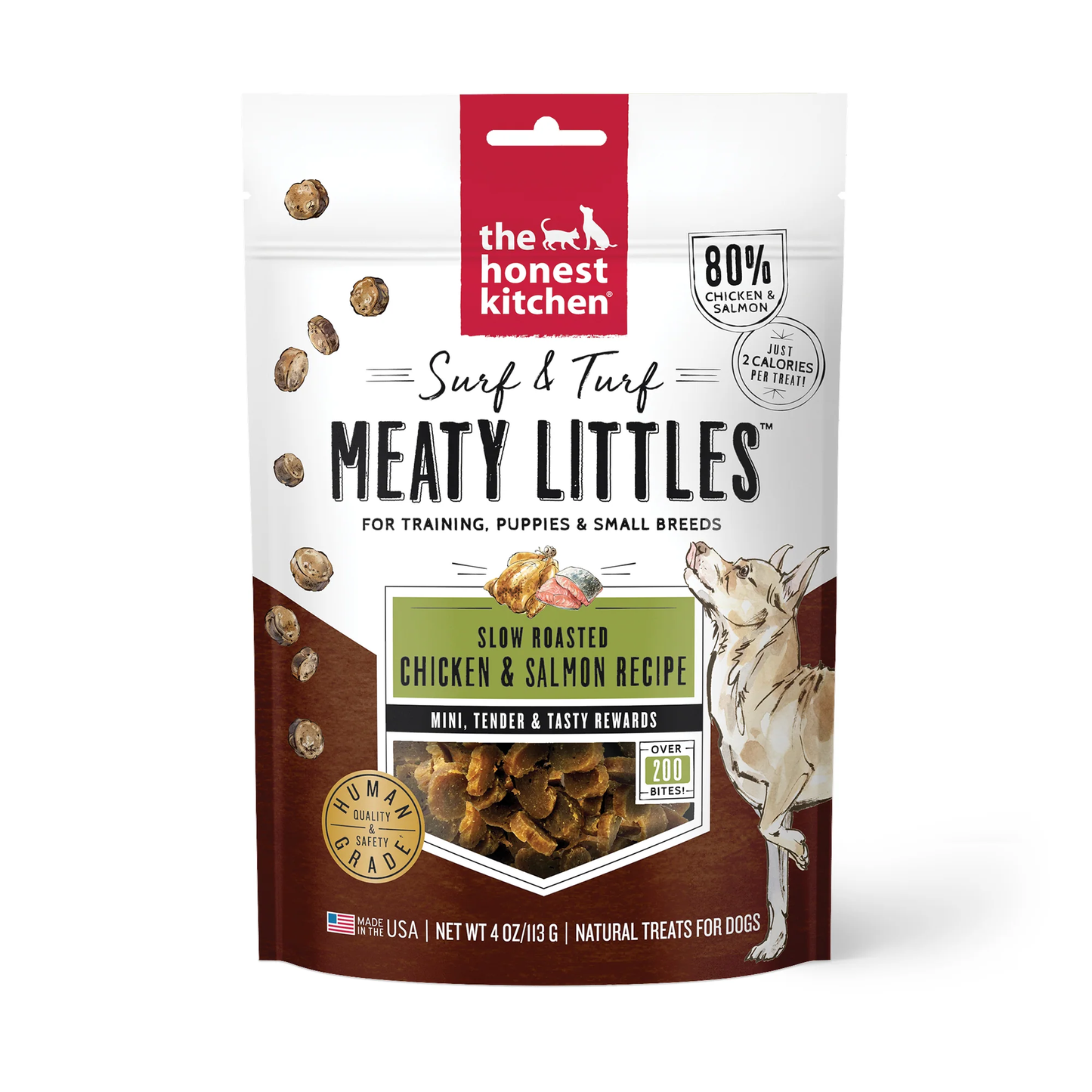 THE HONEST KITCHEN MEATY LITTLES: CHICKEN & SALMON FLAVOR