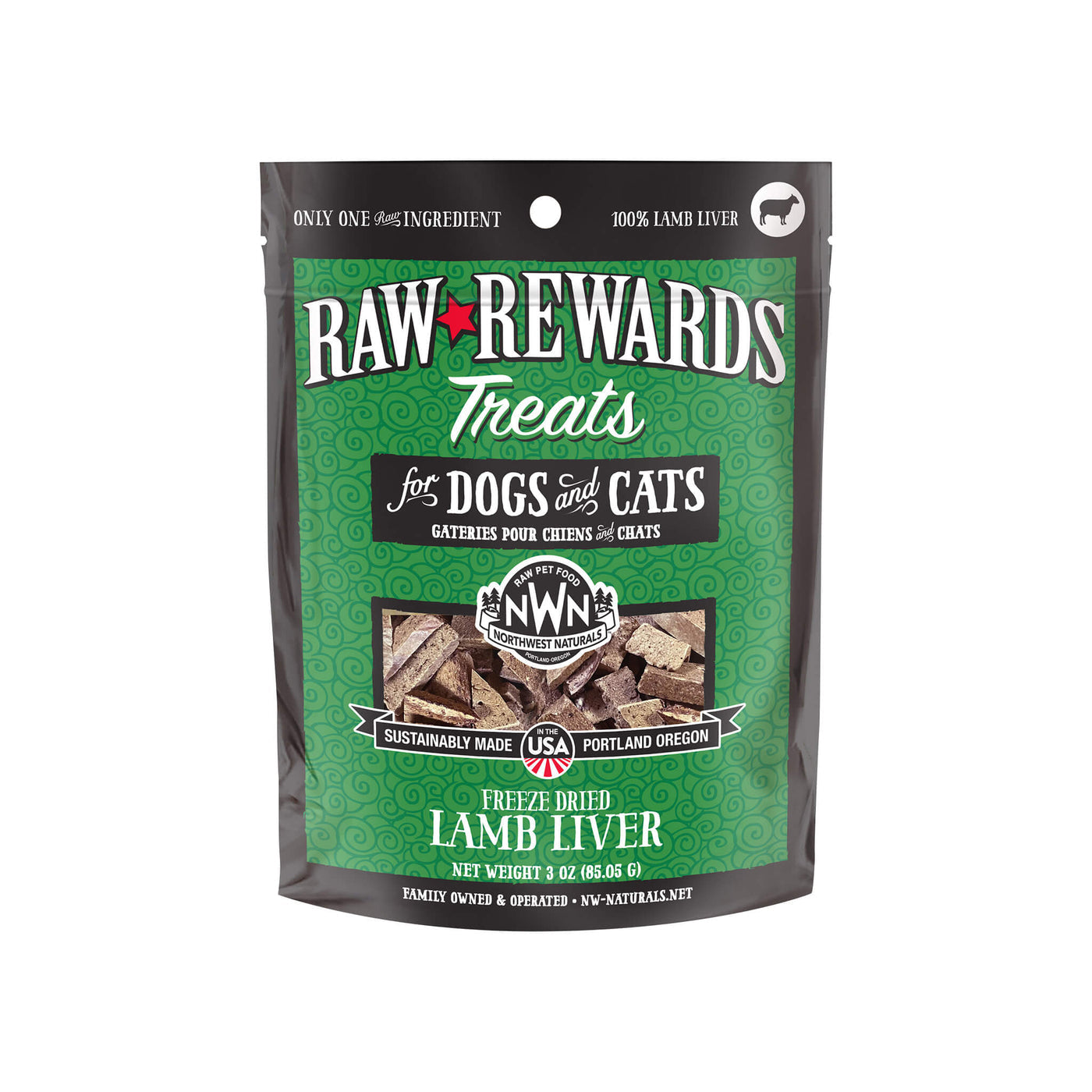 NORTH WEST NATURAL FREEZE DRIED TREATS: LAMB LIVER
