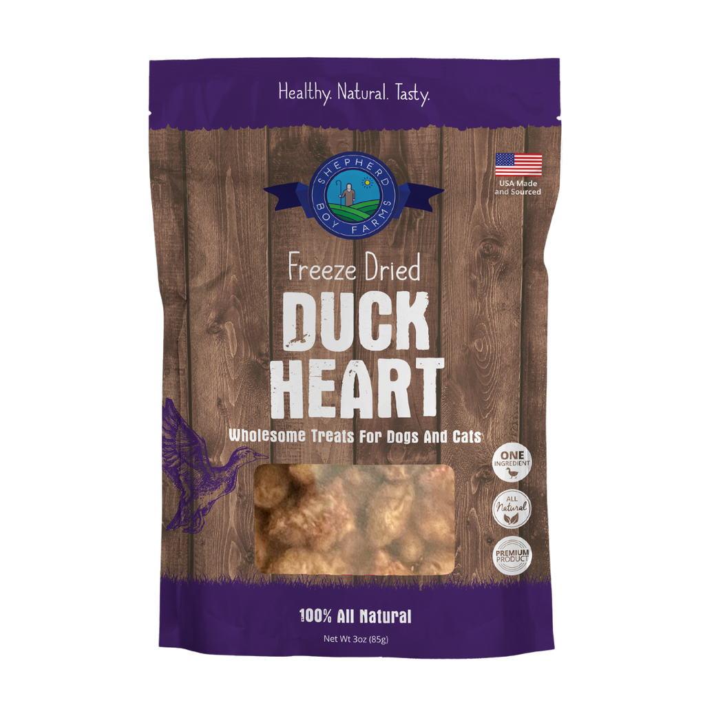 SHEPHERD BOY FARMS FREEZE DRIED DUCK HEART