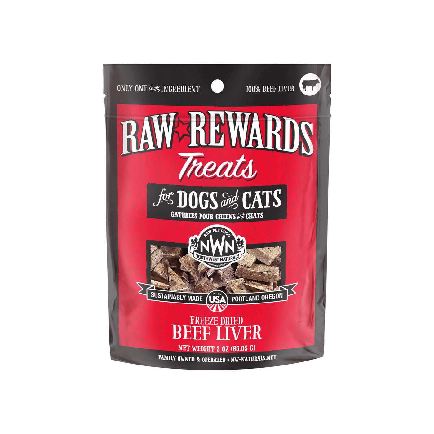 NORTH WEST NATURAL FREEZE DRIED TREATS: BEEF LIVER FLAVOR