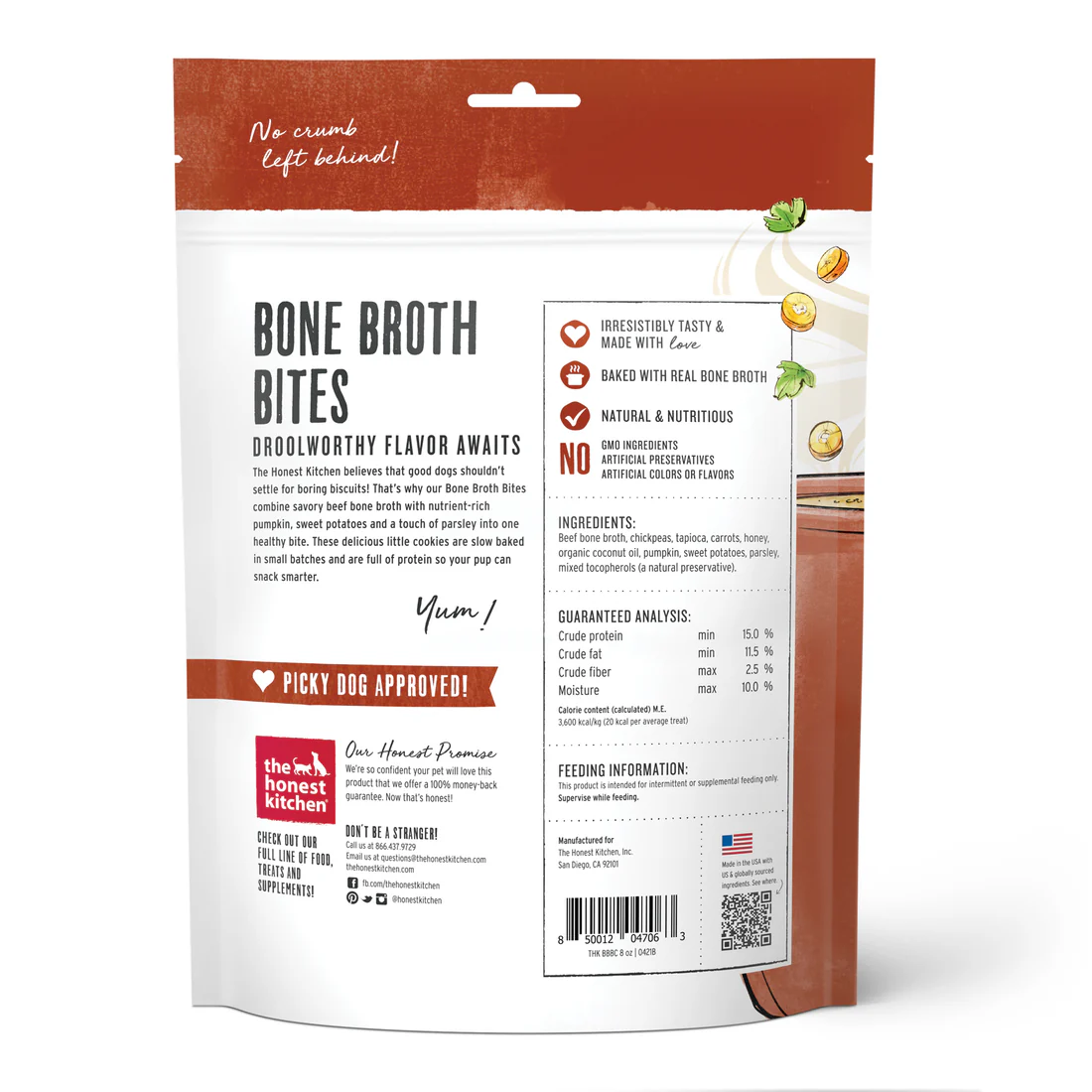 THE HONEST KITCHEN BONE BROTH BITES VARIETY PACK