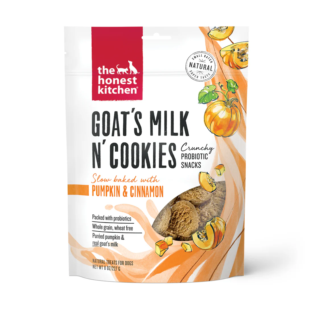 THE HONEST KITCHEN GOAT'S MILK N' COOKIES: PUMPKIN & CINNAMON