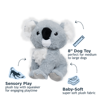 Koala with Squeaker Dog Toy