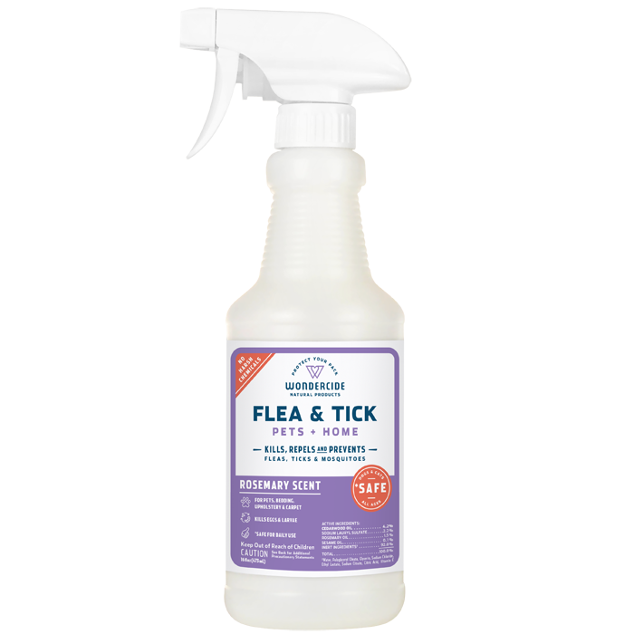 WONDERCIDE FLEA/TICK/MOSQUITO SPRAY - ROSEMARY