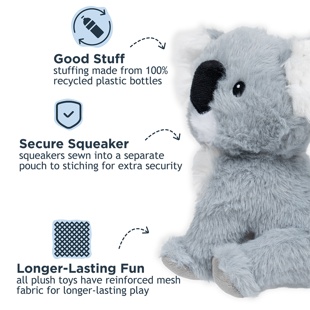 Koala with Squeaker Dog Toy