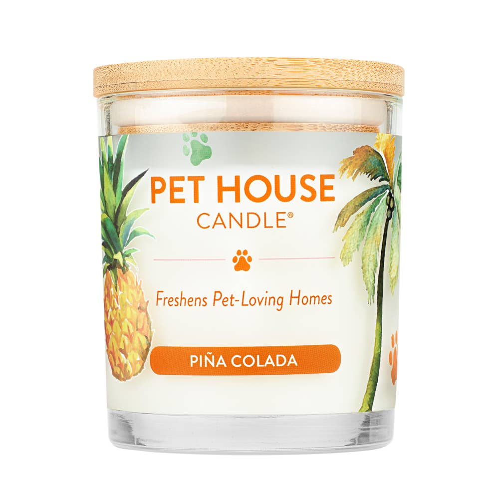 Pina Colada 9 oz Candle - For pet-loving homes