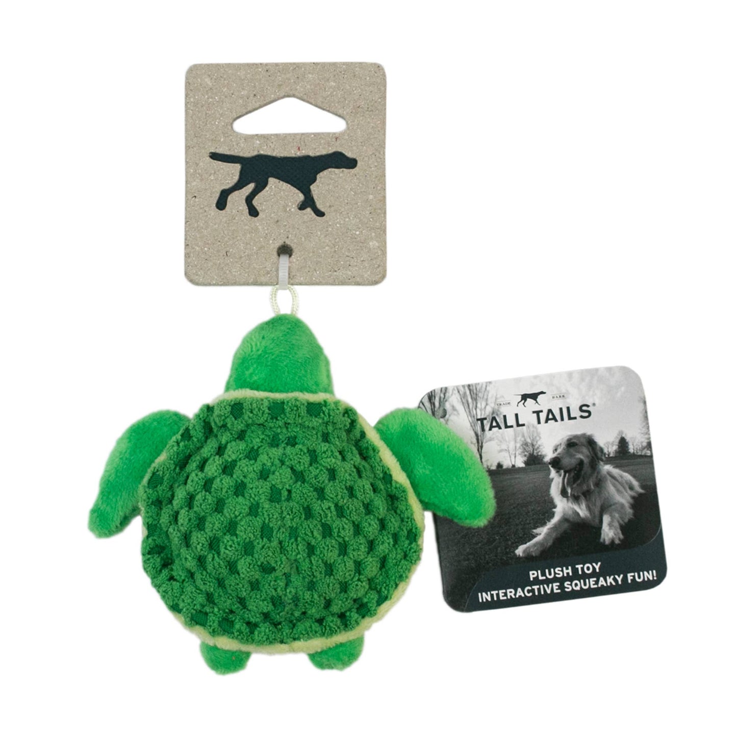 Tall Tails Baby Turtle with Squeaker - 4"