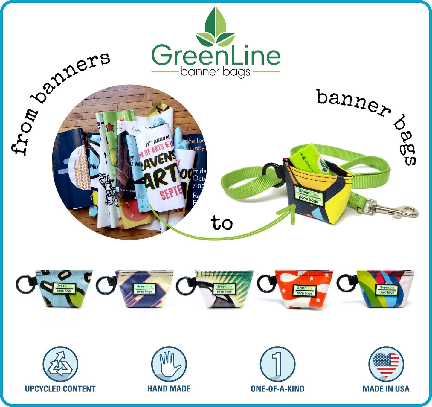 GREENLINE BANNER POOP BAGS