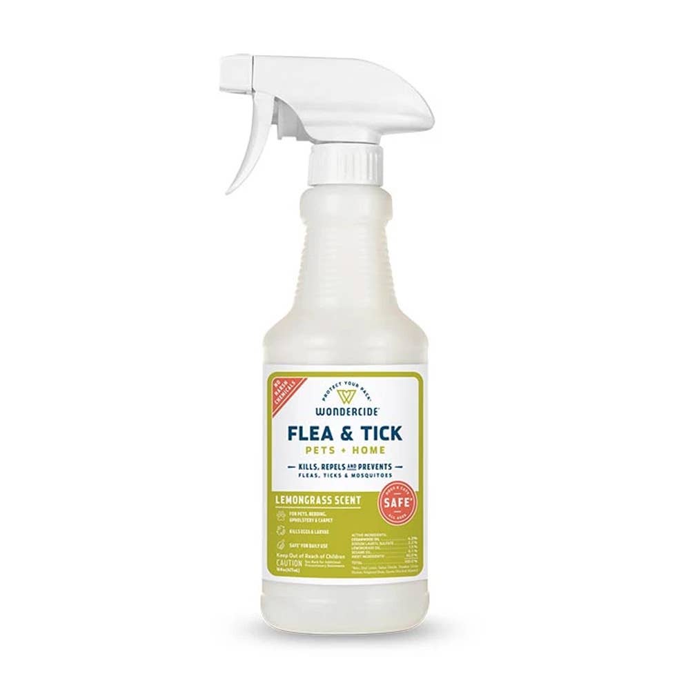 WONDERCIDE FLEA/TICK/MOSQUITO SPRAY - LEMONGRASS