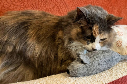 WHISKERS ‘N PAWS LARGE WOOL FELT MOUSE