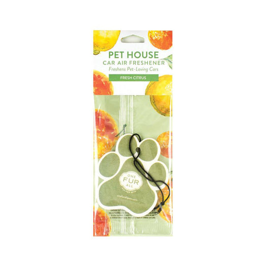 PET HOUSE CAR AIR FRESHENER FRESH CITRUS