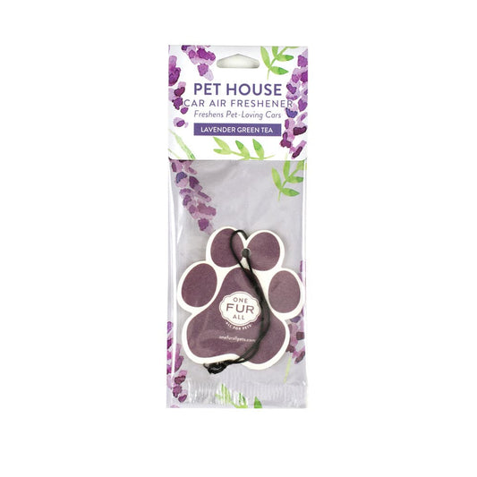 PET HOUSE CAR AIR FRESHENER LAVENDER GREEN TEA