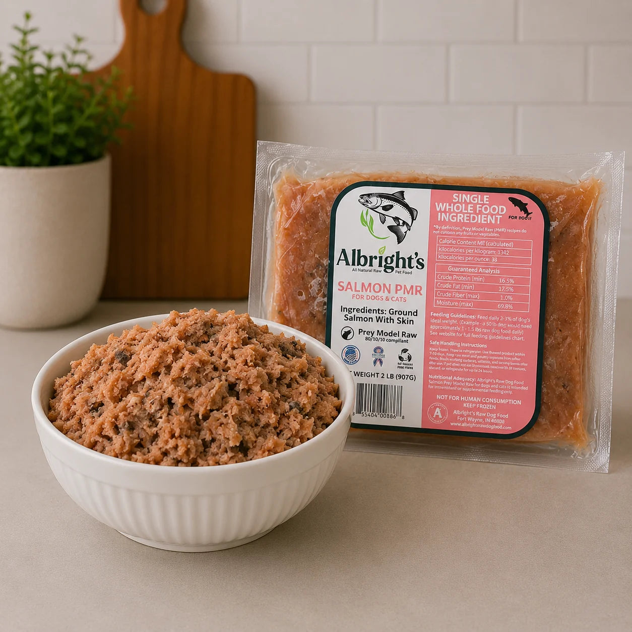 ALBRIGHT’S FROZEN PMR SALMON