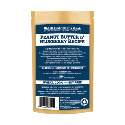 K9 GRANOLA SIMPLY COOKIES PEANUT BUTTER N’ BLUEBERRY