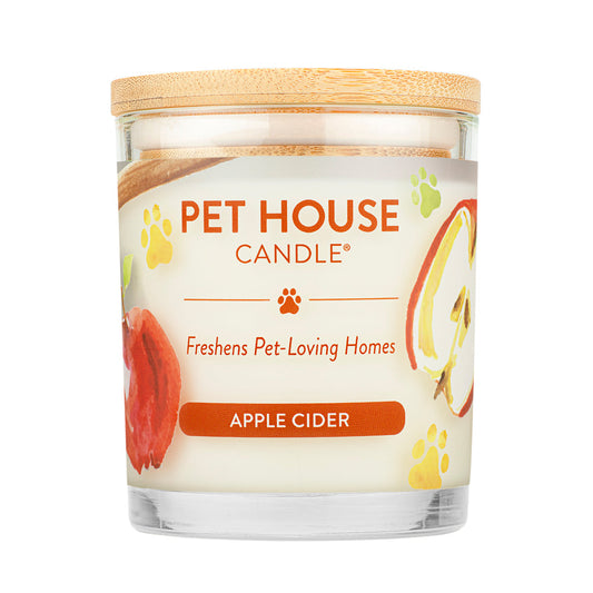 PET HOUSE CANDLE APPLE CIDER
