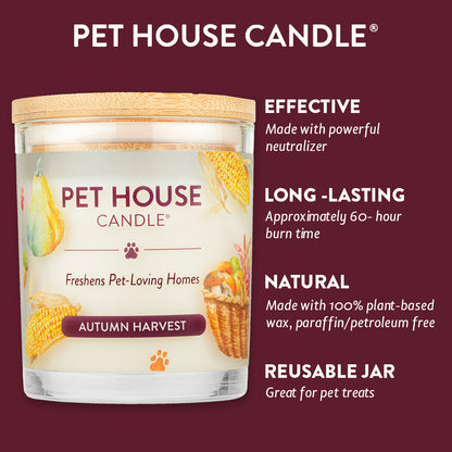 PET HOUSE CANDLE AUTUMN HARVEST
