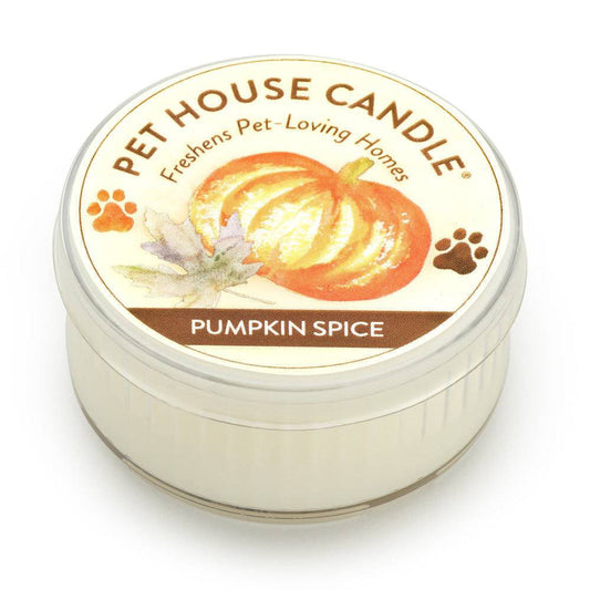 PET HOUSE CANDLE MINI PUMPKIN SPICE