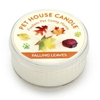 PET HOUSE CANDLE MINI FALLING LEAVES