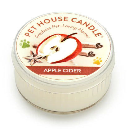 PET HOUSE CANDLE MINI APPLE CIDER