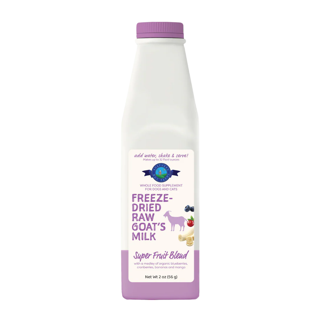 SHEPHERD BOY FARMS FREEZE DRIED GOATS MILK SUPER FRUIT 2 oz