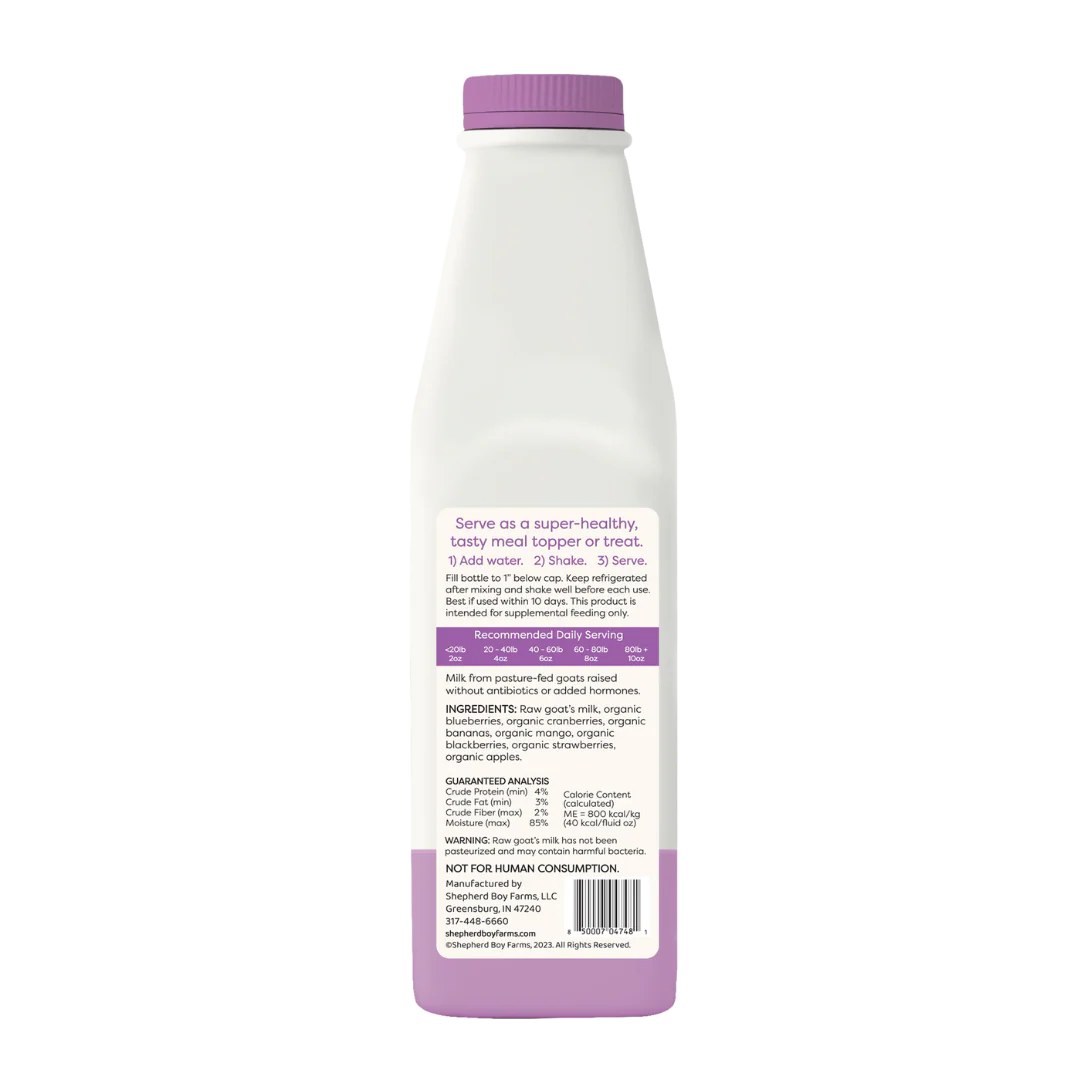 SHEPHERD BOY FARMS FREEZE DRIED GOATS MILK SUPER FRUIT 2 oz