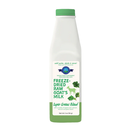SHEPHERD BOY FARMS FREEZE DRIED GOAT MILK SUPER GREENS 2 oz