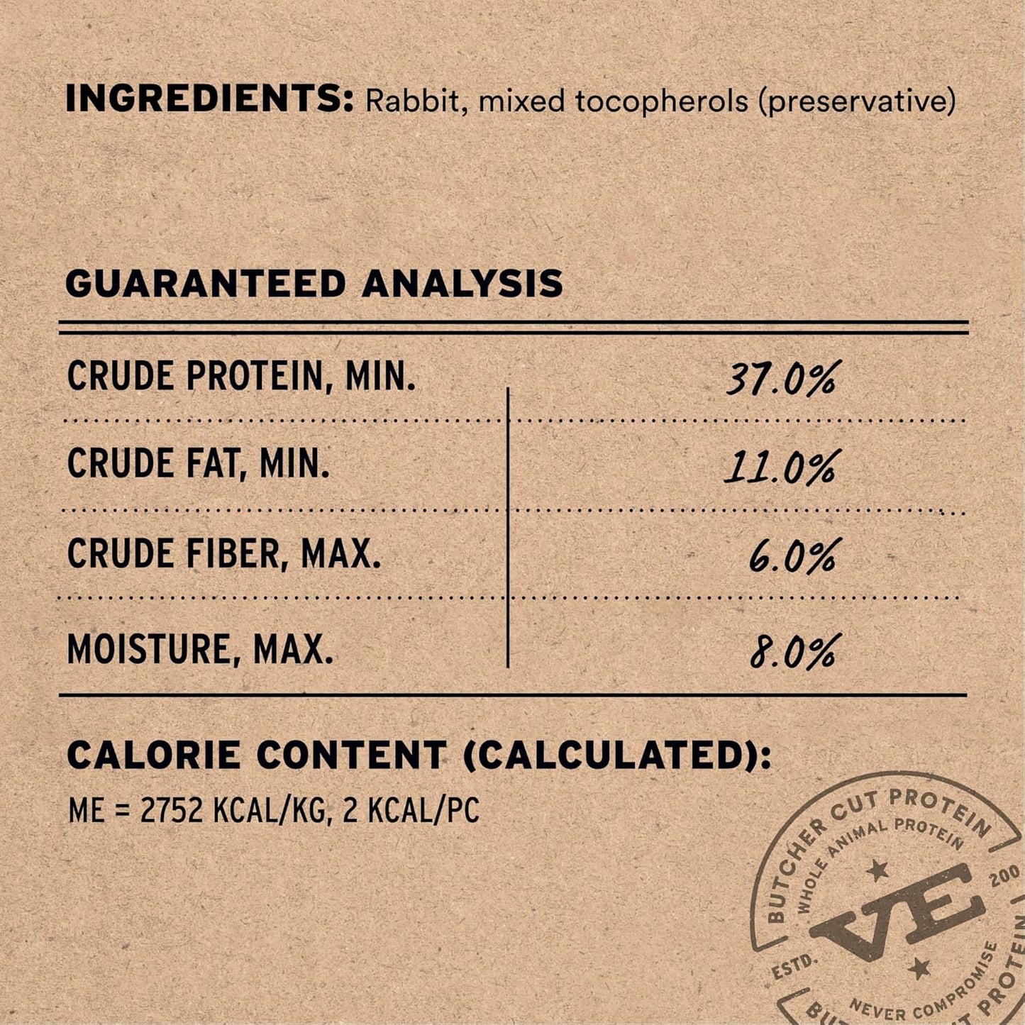 VITAL ESSENTIALS FREEZE DRIED RABBIT BITES