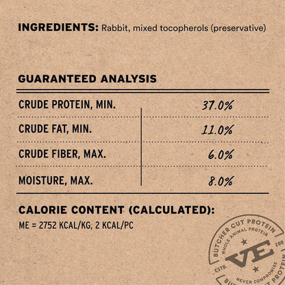 VITAL ESSENTIALS FREEZE DRIED RABBIT BITES