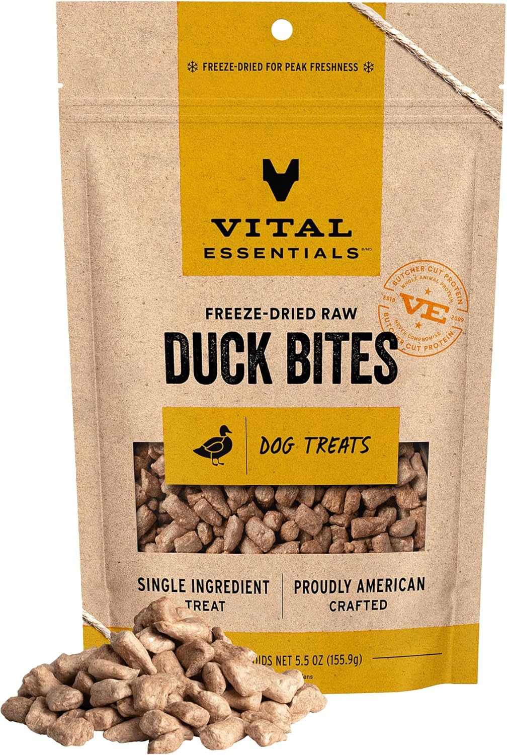 VITAL ESSENTIALS FREEZE DRIED DUCK BITES