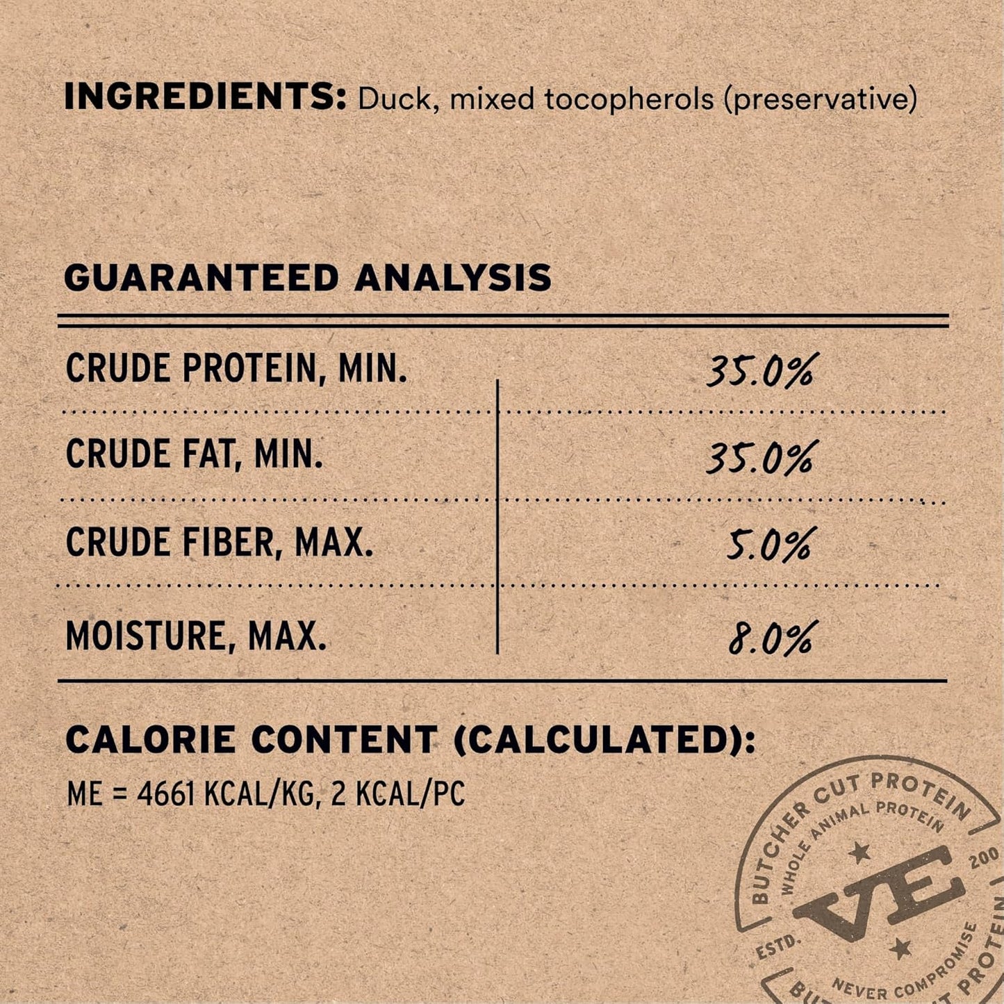 VITAL ESSENTIALS FREEZE DRIED DUCK BITES